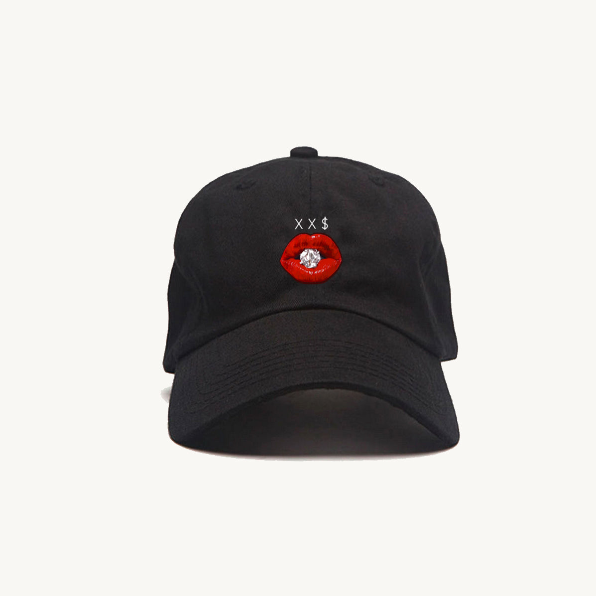 X&S Diamond Kiss Dad Hat in Black